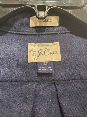 J.Crew Classic Navy Shirt - Medium